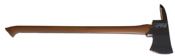 Polished Steel Head Fire Axe Fiberglass Handle